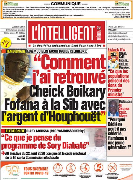 L’intelligent d’Abidjan N° 4646