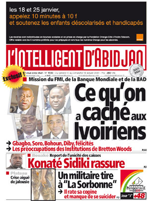 L’intelligent d’Abidjan N° 1593