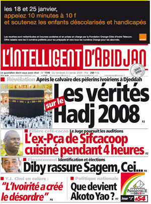 L’intelligent d’Abidjan N° 1598