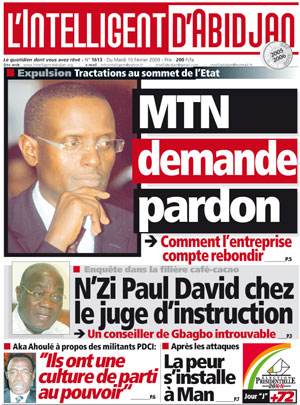 L’intelligent d’Abidjan N° 1613