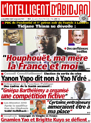 L’intelligent d’Abidjan N° 1836