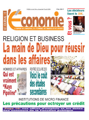 Le Journal De L’Economie N° 26