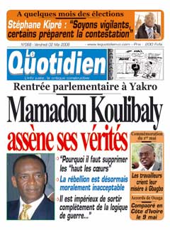 Le Quotidien d’Abidjan N° 68