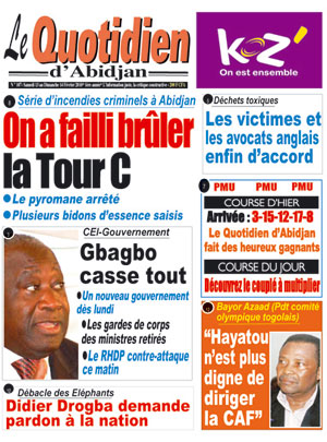 Le Quotidien d’Abidjan N° 107