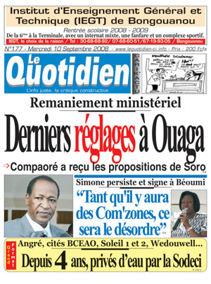 Le Quotidien d’Abidjan N° 177