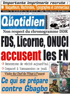 Le Quotidien d’Abidjan N° 73