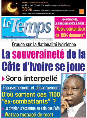 Le Temps N° 2197