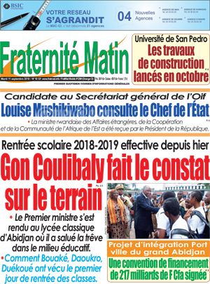 Fraternité Matin N° 13748