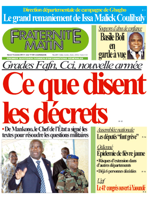 Fraternité Matin N° 13508