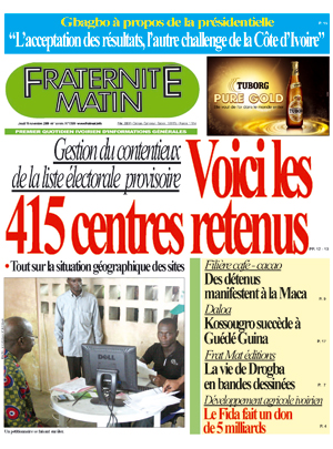 Fraternité Matin N° 13509