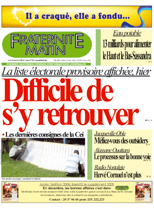 Fraternité Matin N° 13512