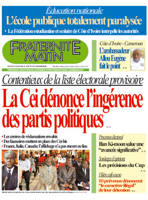 Fraternité Matin N° 13514