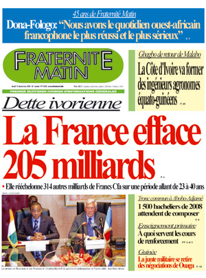 Fraternité Matin N° 13526