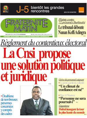 Fraternité Matin N° 13546