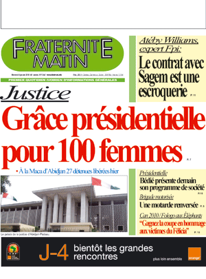 Fraternité Matin N° 13547