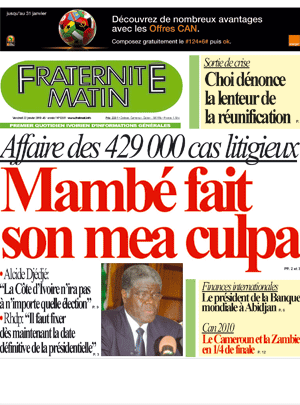 Fraternité Matin N° 13561