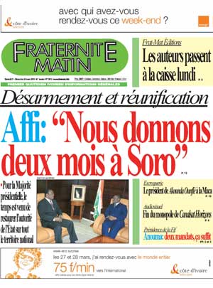 Fraternité Matin N° 13615