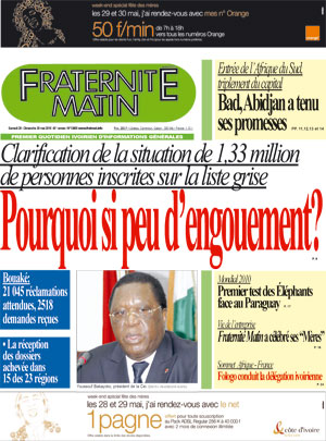 Fraternité Matin N° 13665