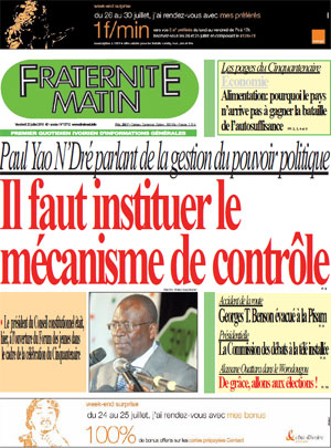 Fraternité Matin N° 13712