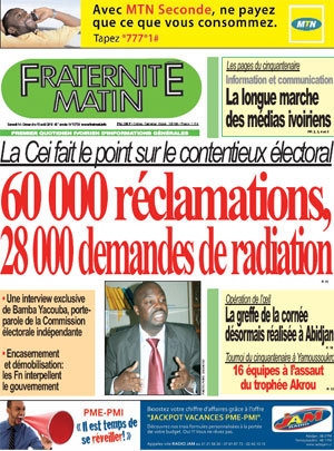 Fraternité Matin N° 13730