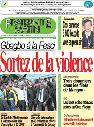 Fraternité Matin N° 13764