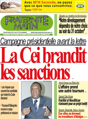 Fraternité Matin N° 13767