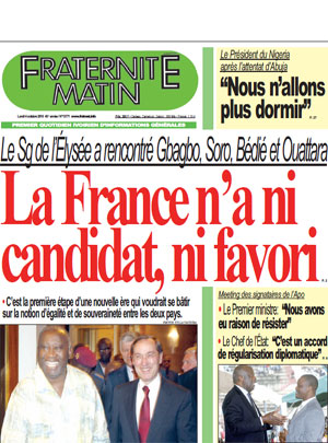 Fraternité Matin N° 13771