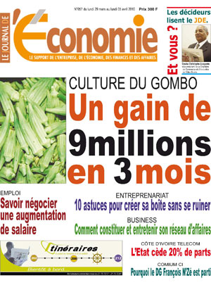 Le Journal De L’Economie N° 57