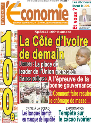 Le Journal De L’Economie N° 100
