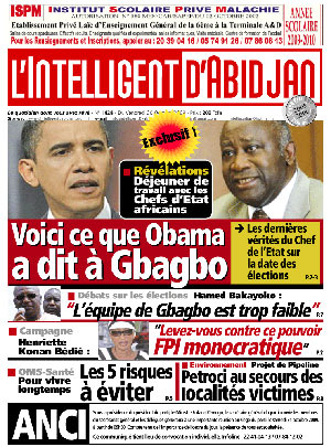 L’intelligent d’Abidjan N° 1829