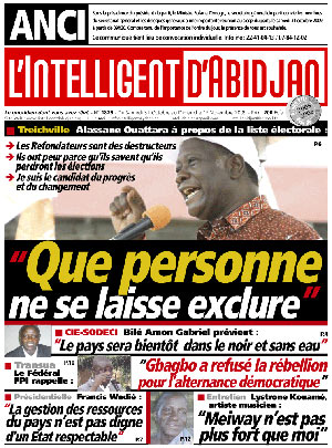 L’intelligent d’Abidjan N° 1830