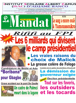 Le Mandat N° 146