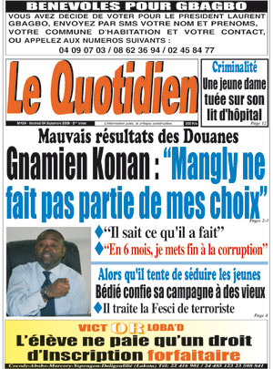 Le Quotidien d’Abidjan N° 424