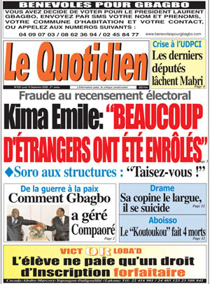 Le Quotidien d’Abidjan N° 432
