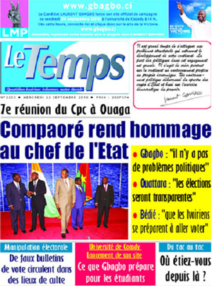 Le Temps N° 2223