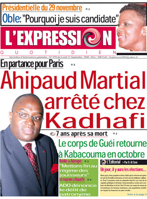 L’expression N° 70