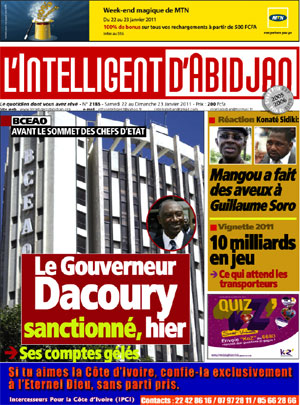 L’intelligent d’Abidjan N° 2186