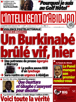 L’intelligent d’Abidjan N° 2197
