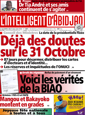 L’intelligent d’Abidjan N° 2051