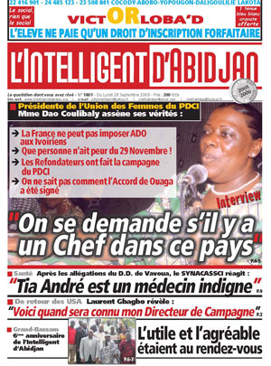 L’intelligent d’Abidjan N° 1801