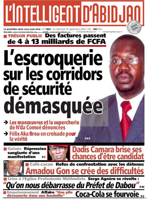 L’intelligent d’Abidjan N° 1803