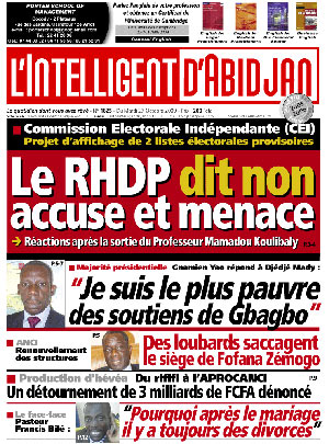 L’intelligent d’Abidjan N° 1826