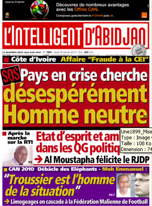 L’intelligent d’Abidjan N° 1899