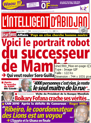 L’intelligent d’Abidjan N° 1900