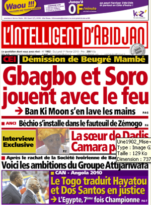 L’intelligent d’Abidjan N° 1902