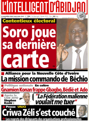 L’intelligent d’Abidjan N° 1904