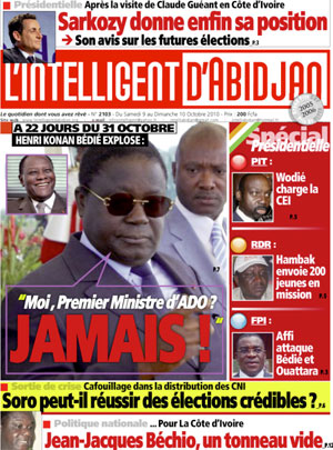 L’intelligent d’Abidjan N° 2103