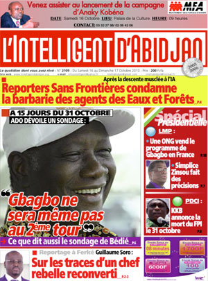 L’intelligent d’Abidjan N° 2109