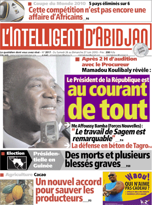 L’intelligent d’Abidjan N° 2018