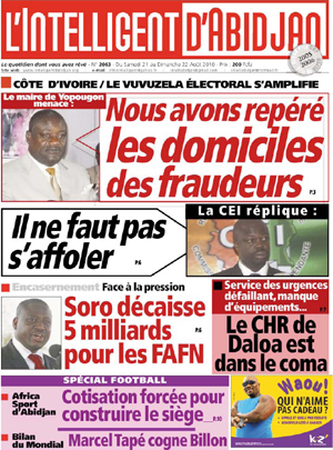 L’intelligent d’Abidjan N° 2063